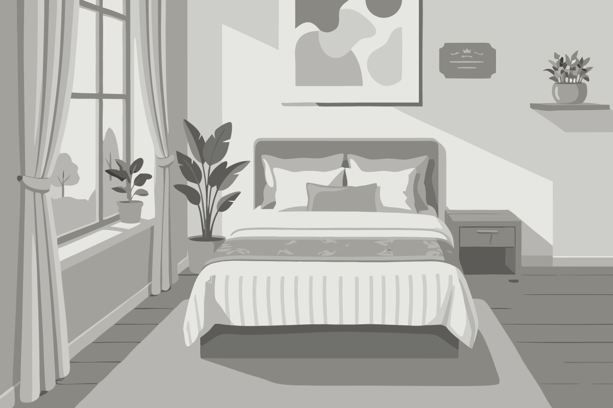 Basic Dreibettzimmer mit Gemeinschaftsbad